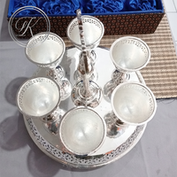 Gambar Nampan set gelas telur perak dari toko perak kotagede silver Kota Yogyakarta 3 Tokopedia