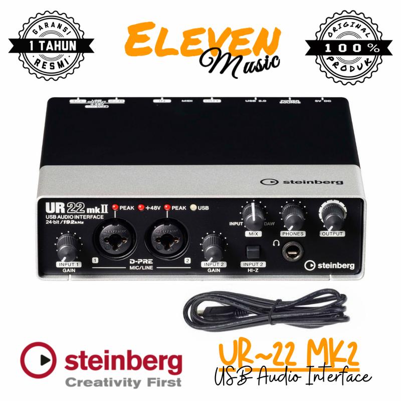steinberg ur22mkii ur 22 mkii ur22 mkii mk2 recording pack 1