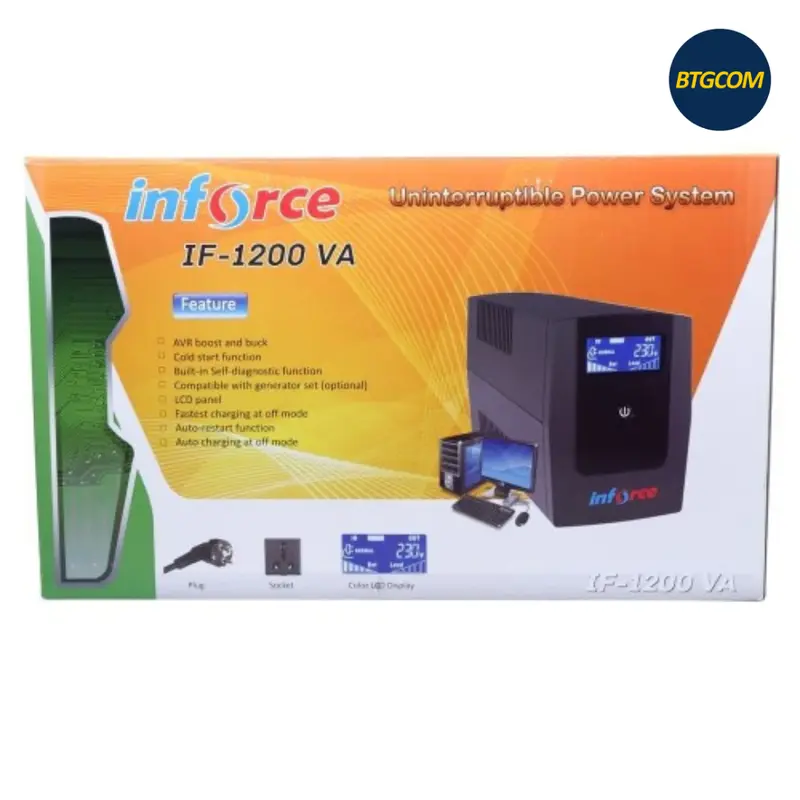 UPS 1200VA INFORCE IF-1200 VA/IF-1200 WA WITH INDIKATOR LED