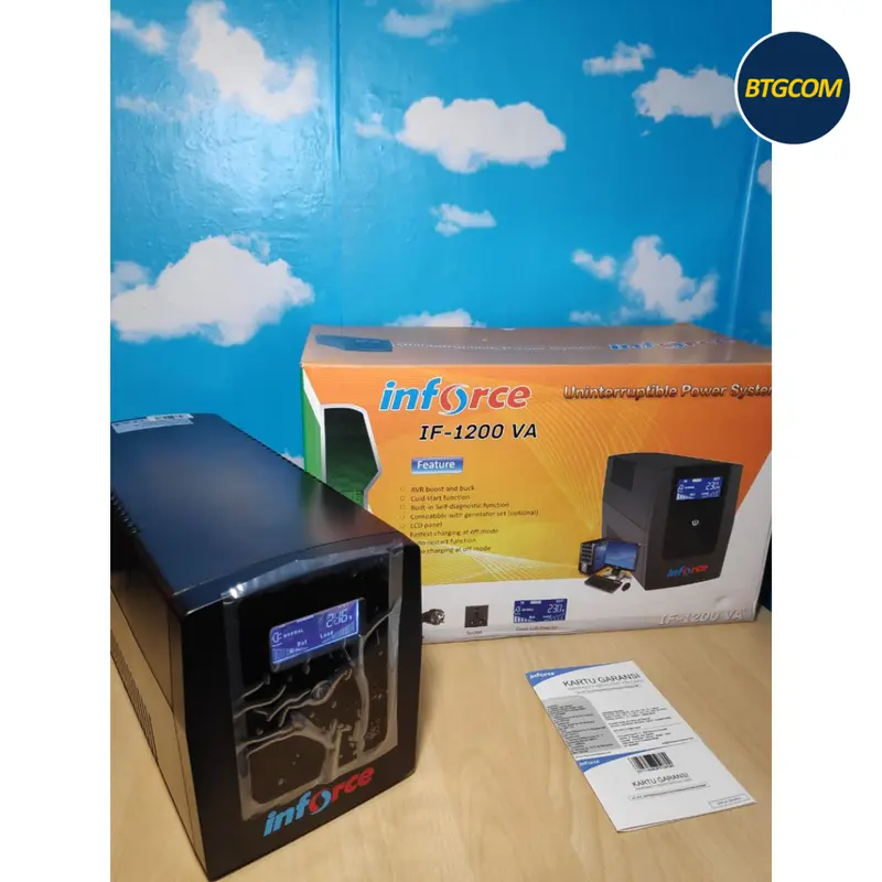 UPS 1200VA INFORCE IF-1200 VA/IF-1200 WA WITH INDIKATOR LED