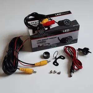 Kamera Parkir/Mundur Mobil Skeleton Bulat 8 Titik Led - Tanam/Gantung