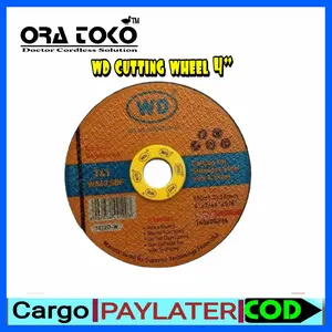 WD batu potong besi ukuran 4" inch / cuting wheel mesin gerinda tangan