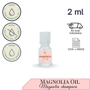 Sampel Magnolia 100% Pure Essential Oil ukuran 2 ml, 5 ml, dan 10 ml