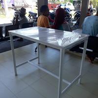 Gambar meja kerja uk 60x100cm tinggi 75cm ada injakan kaki dan uliran/kokoh dari cahaya technic Kota Surabaya 3 Tokopedia