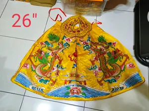 baju patung dewa - kuning - naga - 26 inch / 64 cm