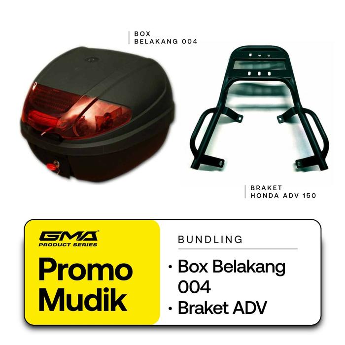 Gambar Paket Hemat / Bundling Box Belakang 004 + Braket Box Honda ADV dari GMA Product Series Kota Administrasi Jakarta Barat Tokopedia