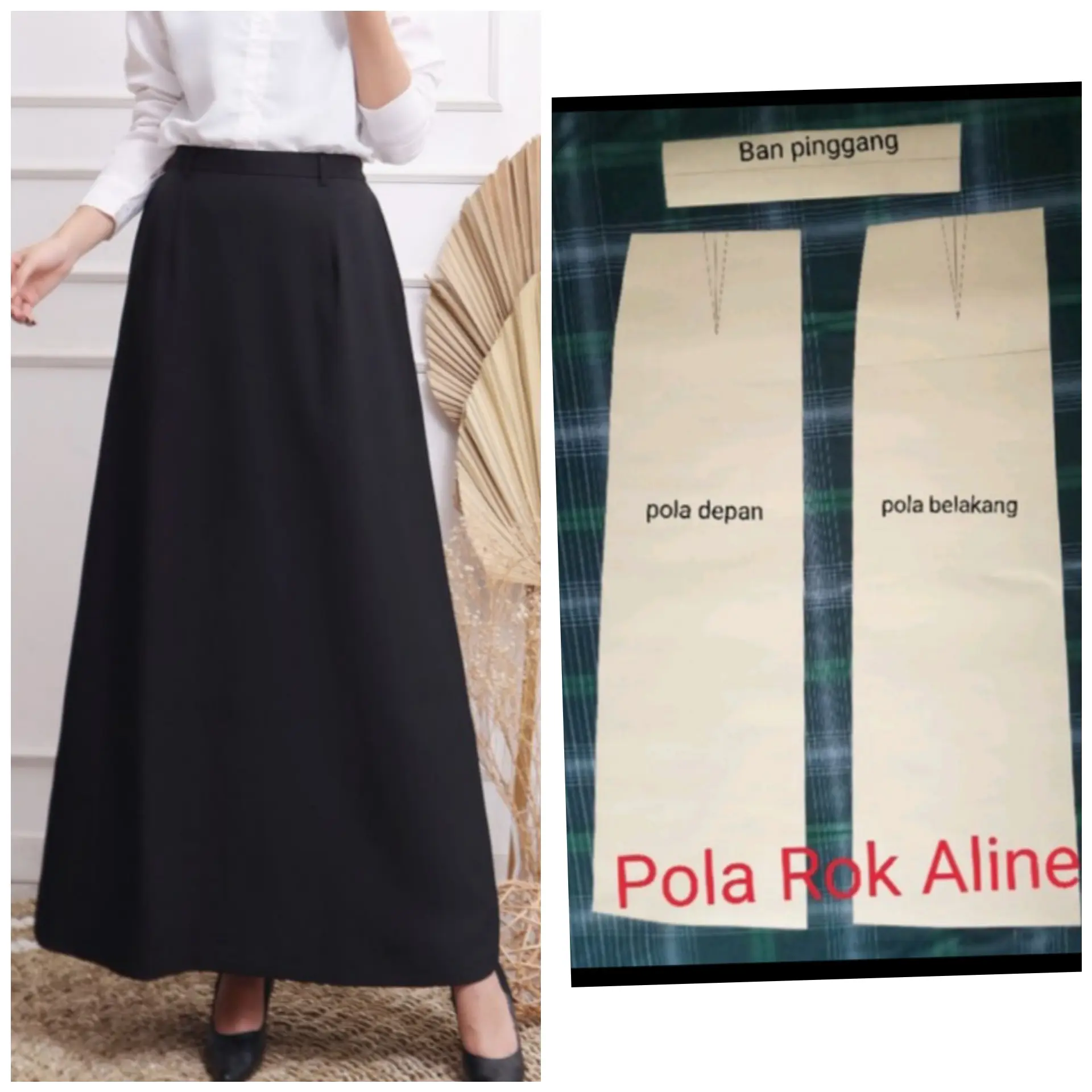 pola instan rok a line