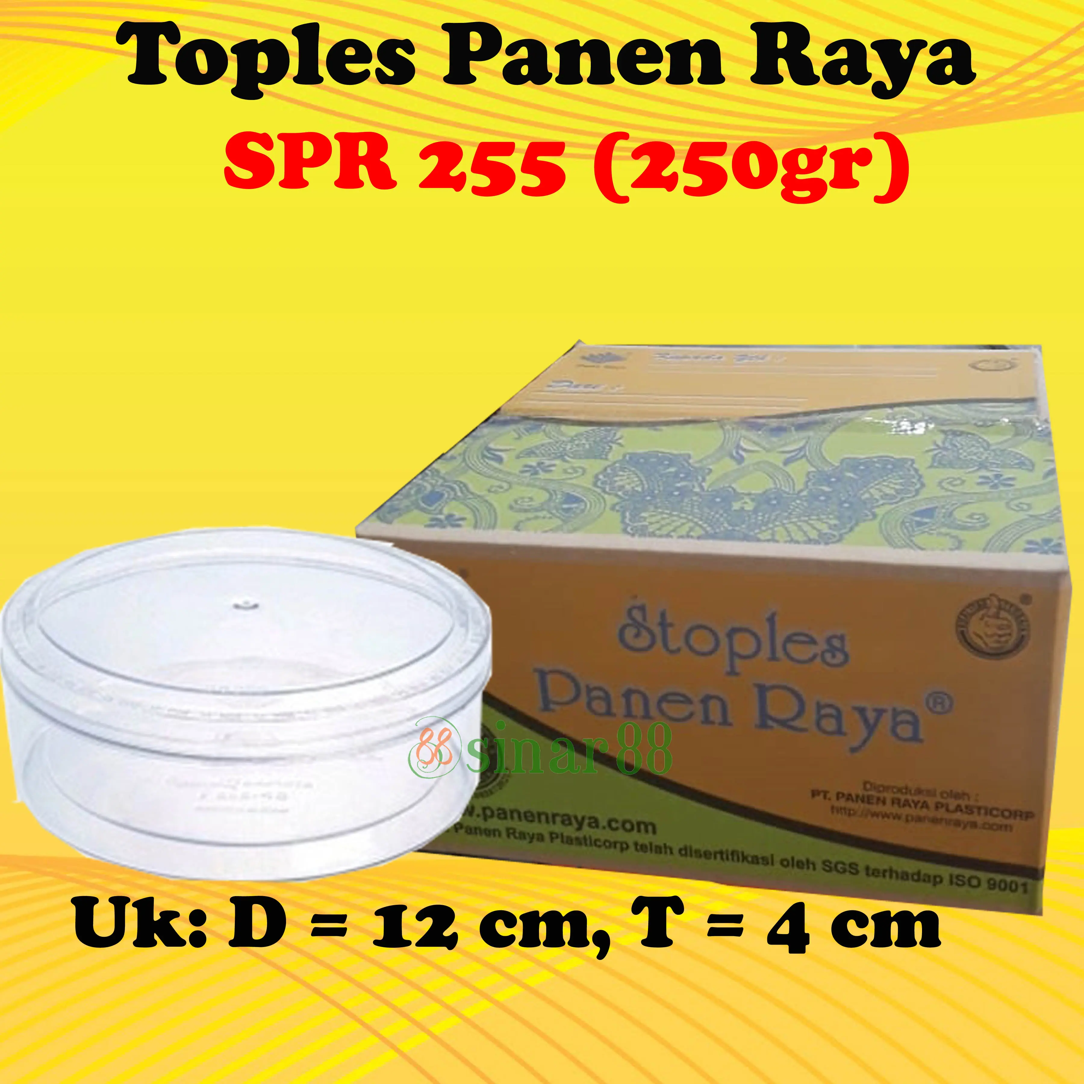 Toples Panen Raya 250gr Bulat