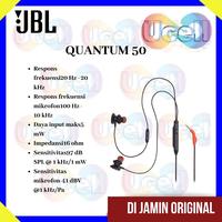 Gambar JBL Quantum 50 Wired In Ear Gaming Earphone Headset dari Ucellcempaka Kota Administrasi Jakarta Timur 1 Tokopedia