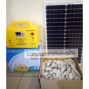 Paket SHS Solar Generator Lighting Home System 50WP SG1250W