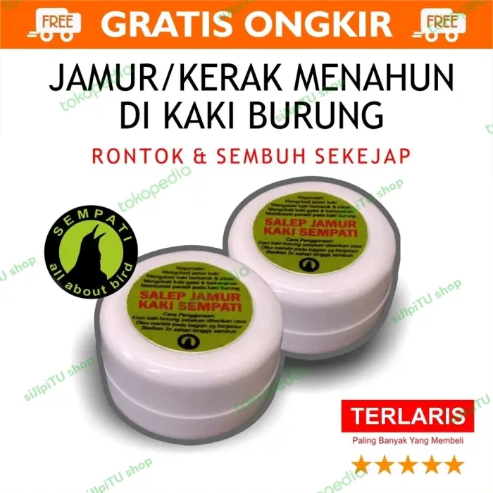 SALEP ANTI JAMUR KAKI SEMPATI OBAT BURUNG SAKIT KAKI JAMURAN