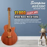 Gambar Scorpion AGS320C /AGS 320C /AGS320 C /AGS 320 C Gitar Akustik ORIGINAL dari Artech Music Kota Bekasi 1 Tokopedia