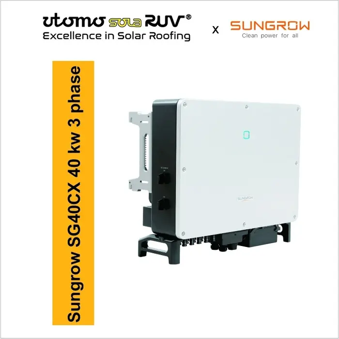 Gambar SUNGROW Inverter On Grid SG 33/40/50/110 CX Series [Utomo SolaRUV] - SG33CX dari Utomo SolaRUV Kota Surabaya 3 Tokopedia