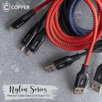 Gambar COPPER Premium Kabel Data Lightning Nylon Series Fast Charging dari Copper Samarinda Official Kota Samarinda 2 Tokopedia