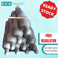 Gambar Tabung Oksigen Medis Seamless Oxygen Cylinder 40L + Regulator dari ekamedistangerang Kota Tangerang 4 Tokopedia