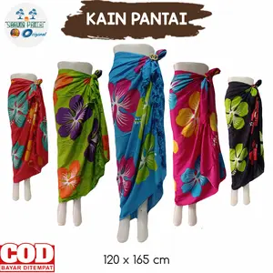 kain pantai bali motif bunga new Balizz ukuran standar