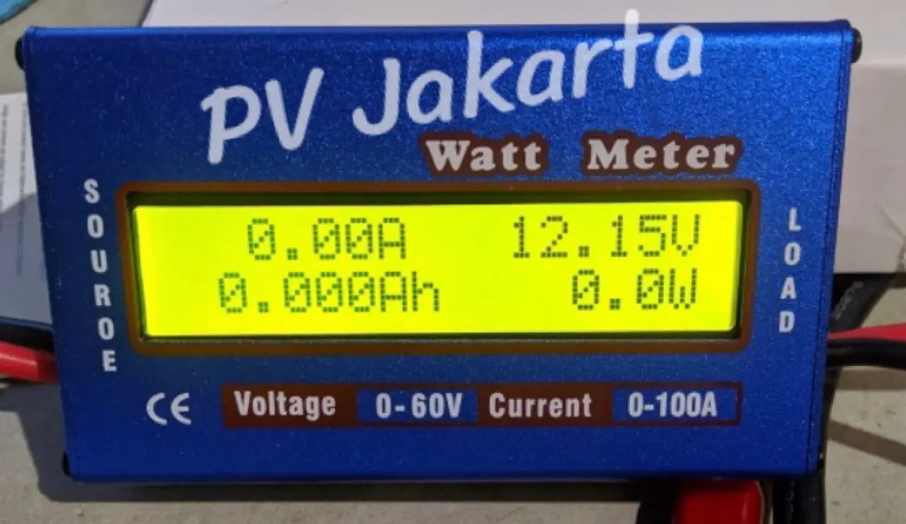 Digital Watt Meter DC 60V 100A LCD Display Lipo Battery Power Adapter