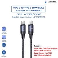 Gambar Ultimate Power Kabel Data Cable PD 100W Type-C to Type C USB-C Super F - 1.2 METER dari Ori aksesoris 1 Kota Administrasi Jakarta Pusat 1 Tokopedia