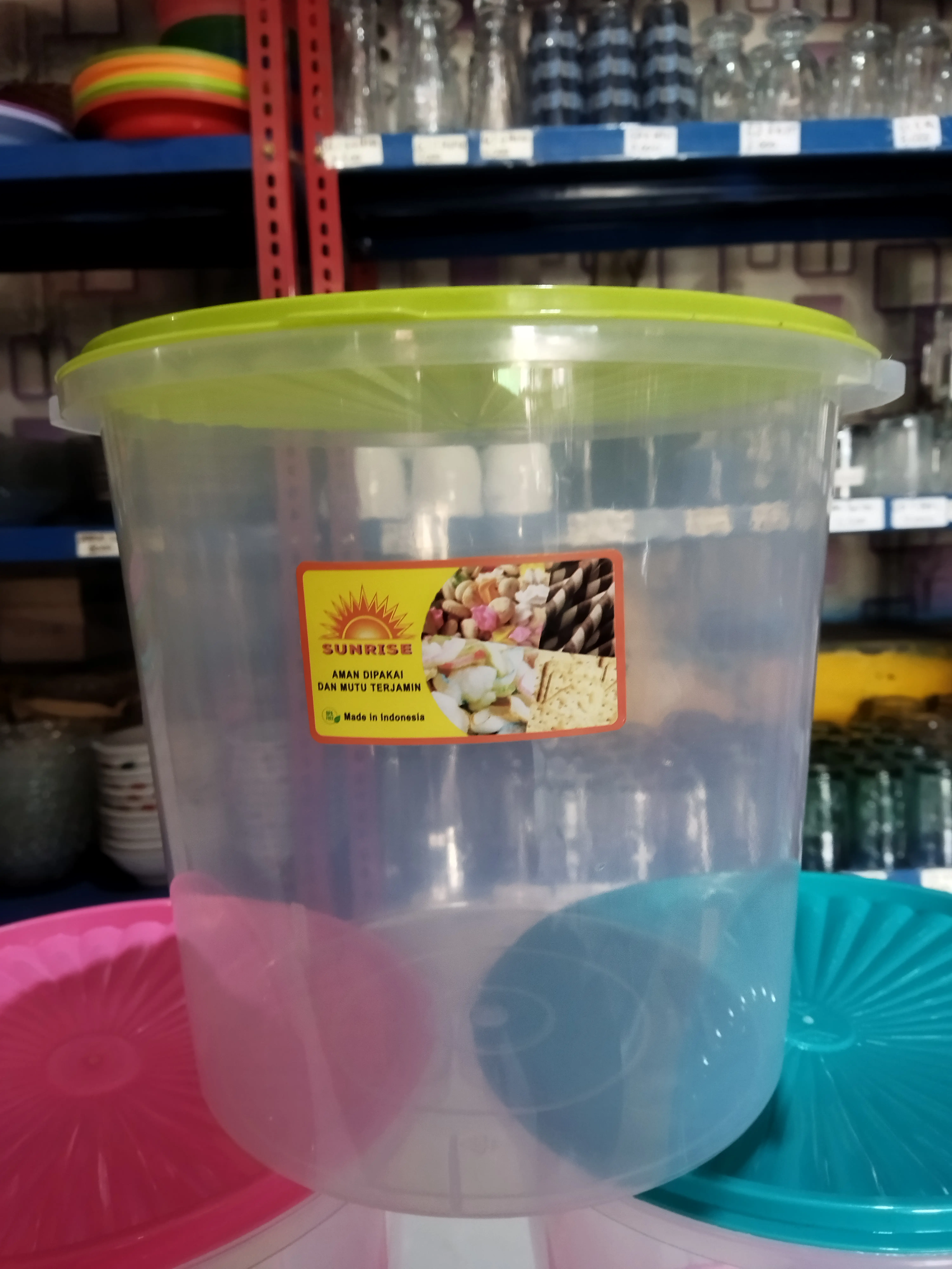 Toples Sunrise 10 Liter Diameter 26cm Tinggi 24cm Kedap Udara