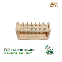 Gambar Rak Tabung Reaksi Kayu dari alkesphtcstore Kota Depok 1 Tokopedia