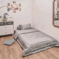 Gambar Bed cover set Fata Jacquard Polos ukuran 120 x 200 Single Silver dari wenzshop Kota Administrasi Jakarta Utara 3 Tokopedia