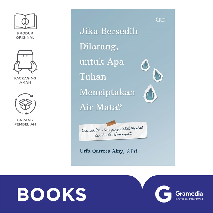 Gambar Jika Bersedih Dilarang, untuk Apa Tuhan Menciptakan Air Mata? dari Gramedia Kota Bekasi Tokopedia