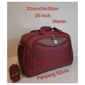 Tas Pakaian Travel Bag Polo Interclub 52x24x32cm ukuran sedang 100%ori