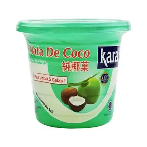KARA Nata De Coco 1 KG Kemasan Ember Kenyal Cocok Sebagai Topping Minuman Manis Dingin - Jelly