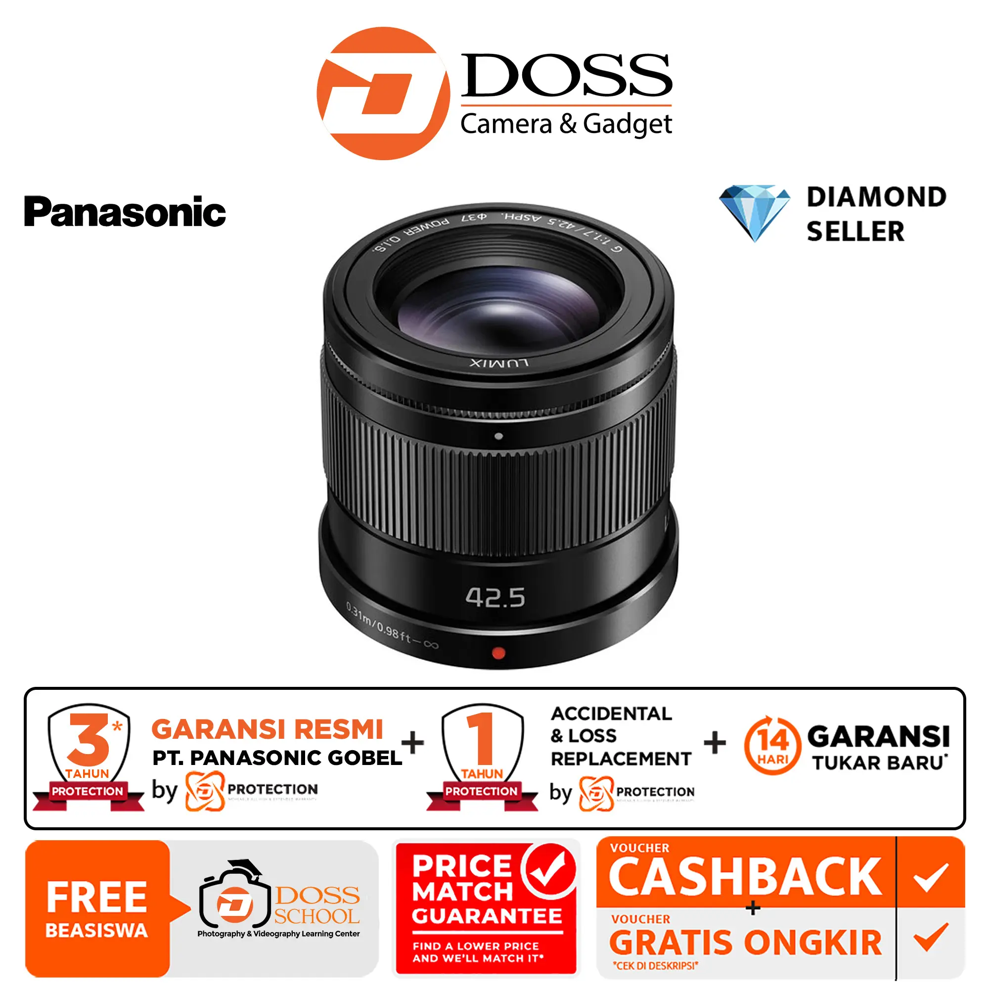 Panasonic Lumix G 42.5mm f/1.7 ASPH. POWER O.I.S.