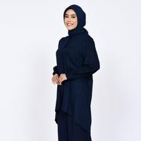 Gambar Tunik Muslim Wanita LE ZAHRA SIGNATURE Tunik Rayon Nisa - grey, M dari LEZAHRASIGNATURE Kota Bandung 5 Tokopedia