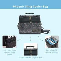 Gambar Thermal Bag / Cooler Bag Natural Moms - Sling Black Phoenix - Tokyo City dari Natural Moms Indonesia Official Shop Kota Tangerang Selatan 4 Tokopedia
