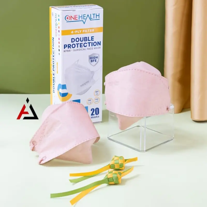 Masker Medis KF94 Onehealth 4 Ply Per Box isi 20 Pcs / Surgical Mask 3