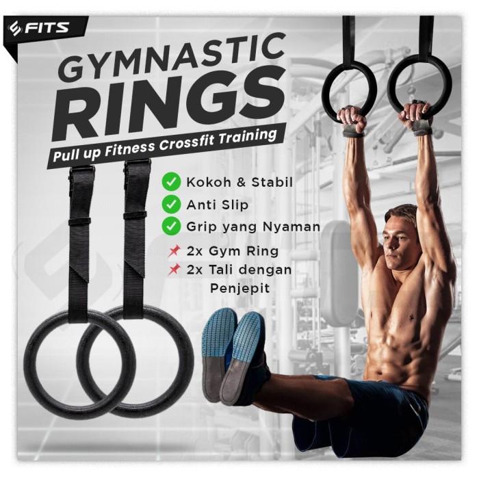Gambar SFIDN FITS ABS Gymnastic Ring | Pull up Fitness Crossfit Training dari SFIDN FITS Shop Kota Administrasi Jakarta Selatan Tokopedia