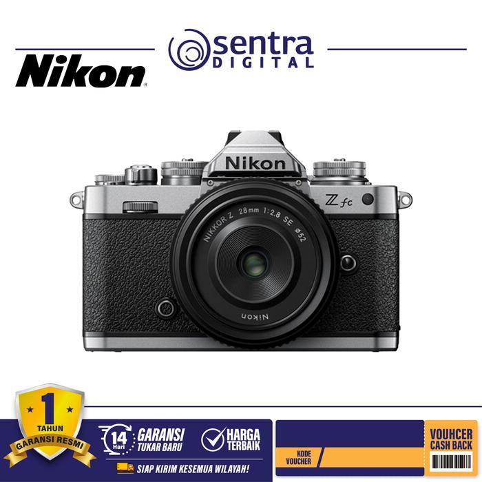 Gambar Nikon Z fc Nikon Zfc Mirrorless Camera with 28mm Lens Zfc kit 28mm dari Sentra Digital Kota Surabaya Tokopedia