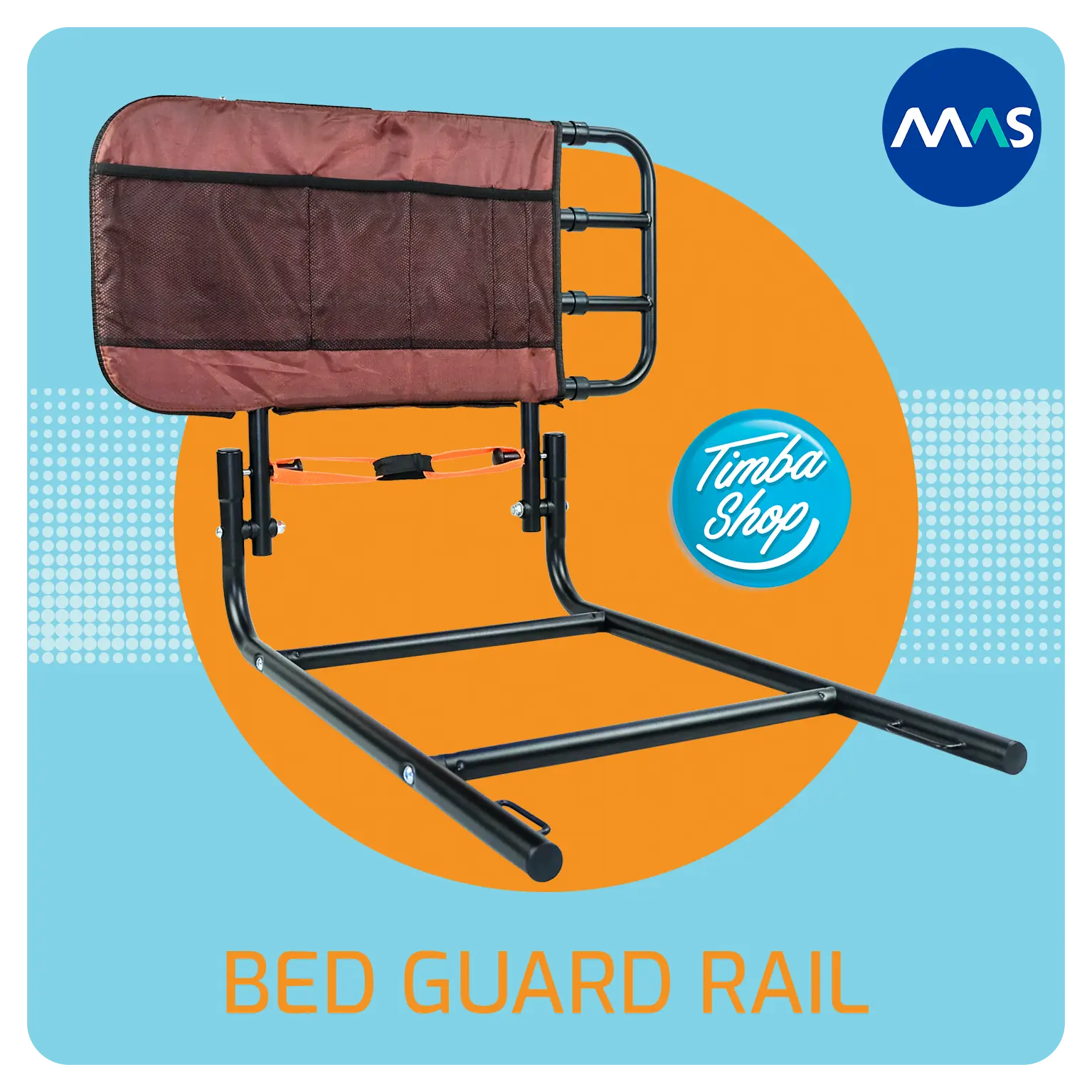 Bed Guard Rail - Safety Bedrail dewasa lansia, Pegangan tempat tidur