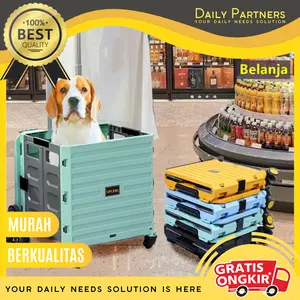 Dorongan Anjing | Troli anjing | Pet cargo | Pet Carrier Pet Stroller