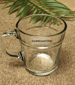 Gelas Kaca Cafe Gagang Elegan 300 ml C3