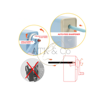 Gambar Serutan Rautan Pastel Pensil Meja - Sharpener Putar Joyko A-160 dari ATK & Co Kota Bandung 2 Tokopedia