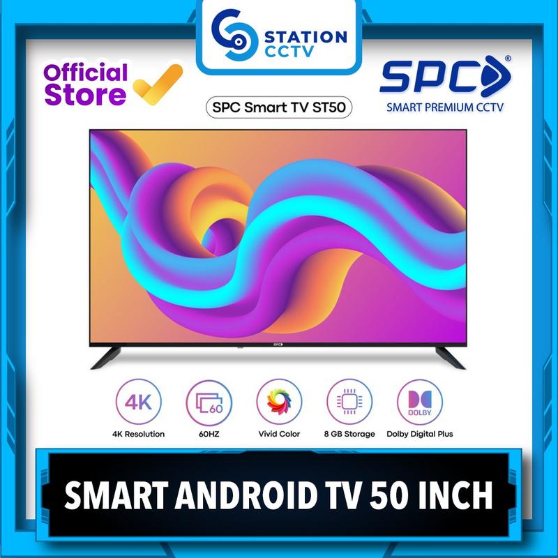 SPC Smart Android TV 50 - LED 50 inch HD 4K Ultra Slim by Gocar / Grab ...