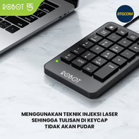 Gambar ROBOT RK01 WIRED NUMERIK KEYPAD USB NUMERIC KEYBOARD MULTIFUNGSI dari btgcom Kota Denpasar 4 Tokopedia
