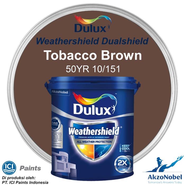 dulux tobacco brown Cat Dulux Weathershield 25 Lt