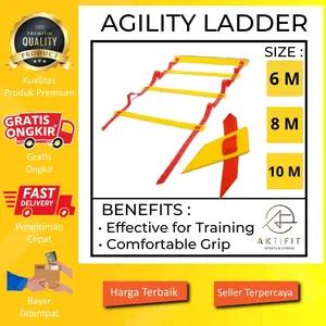 Agility Speed Ladder Tangga Melatih Ketangkasan Kecepatan Kelincahan