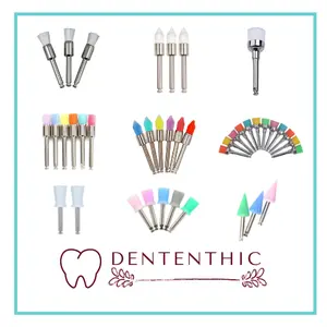 Dental Nylon Polishing Brush Gigi / Bur Poles Gigi / Dental Prophy Bru