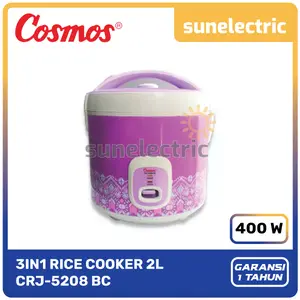 Cosmos CRJ-5208 BC Rice Cooker / Magic Com 3in1 Kapasitas 2 Liter