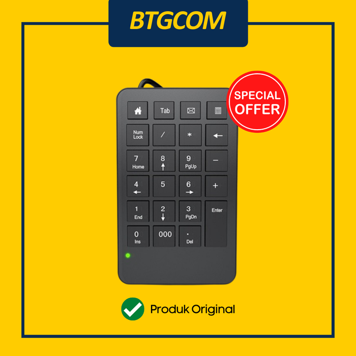 Gambar ROBOT RK01 WIRED NUMERIK KEYPAD USB NUMERIC KEYBOARD MULTIFUNGSI dari btgcom Kota Denpasar Tokopedia