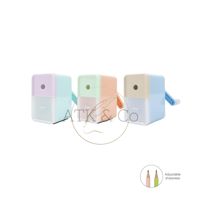 Gambar Serutan Rautan Pastel Pensil Meja - Sharpener Putar Joyko A-160 dari ATK & Co Kota Bandung Tokopedia