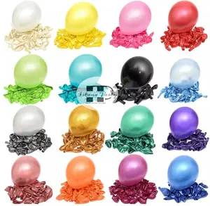 Balon latex metalik / balon karet metalik