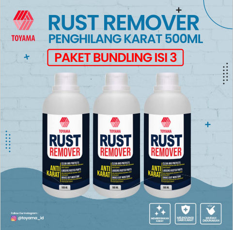 Gambar Paket Bundling Isi 3 Pcs TOYAMA Penghilang Karat / Rust Rmover dari Toyama ID Kab. Bogor Tokopedia