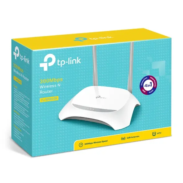 TP-Link TL-WR840N 300Mbps WiFi N Router I IPv6 IPTV | Router | Access Point | Extender | WPA3