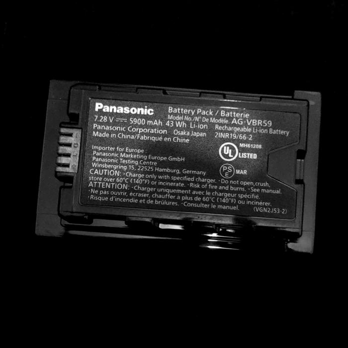 Jual Panasonic AG-VBR59 Battery For Panasonic X1500 , X2000